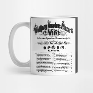 Mozart's Opera Mug